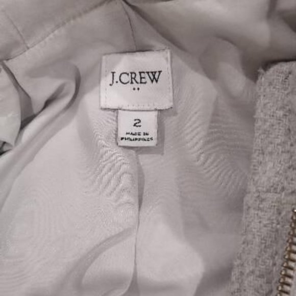 Women's grey wool coat - Picture 3 of 4